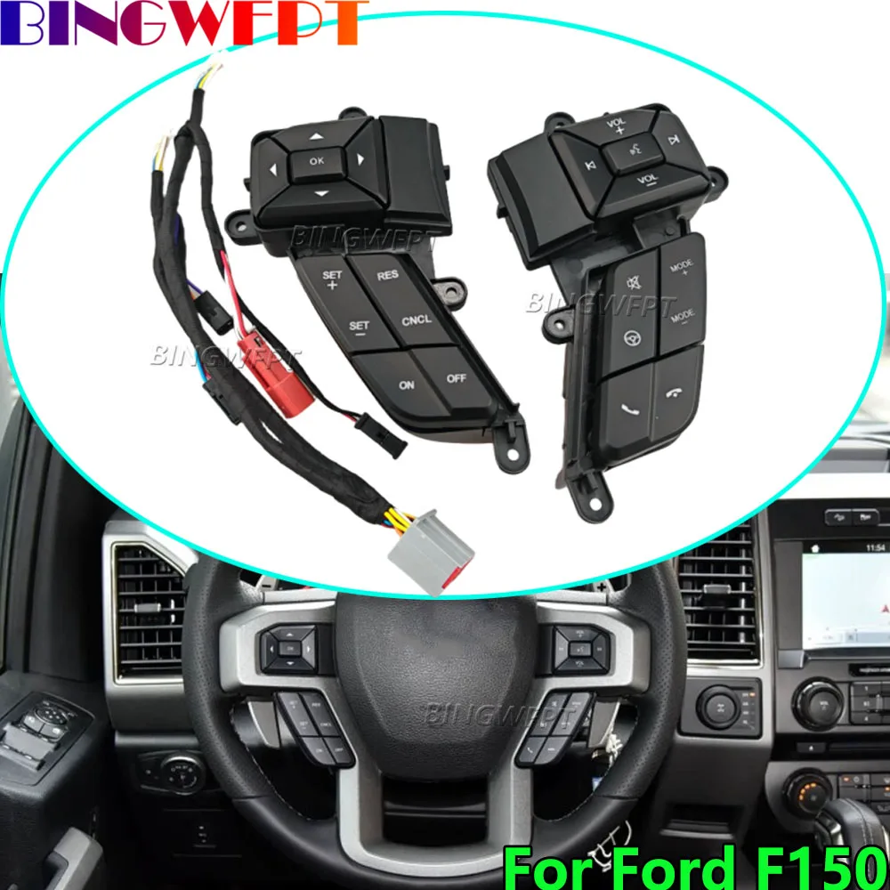 Car Steering Wheel Button For Ford F-150 2015-2018 F-250 F-350 Super Duty 2015-2019 Multimedia Volume Cruise Control Switch
Car Steering Wheel Button For Ford F-150 2015-2018 F-250 F-350 Super Duty 2015-2019 Multimedia Volume Cruise Control Switch