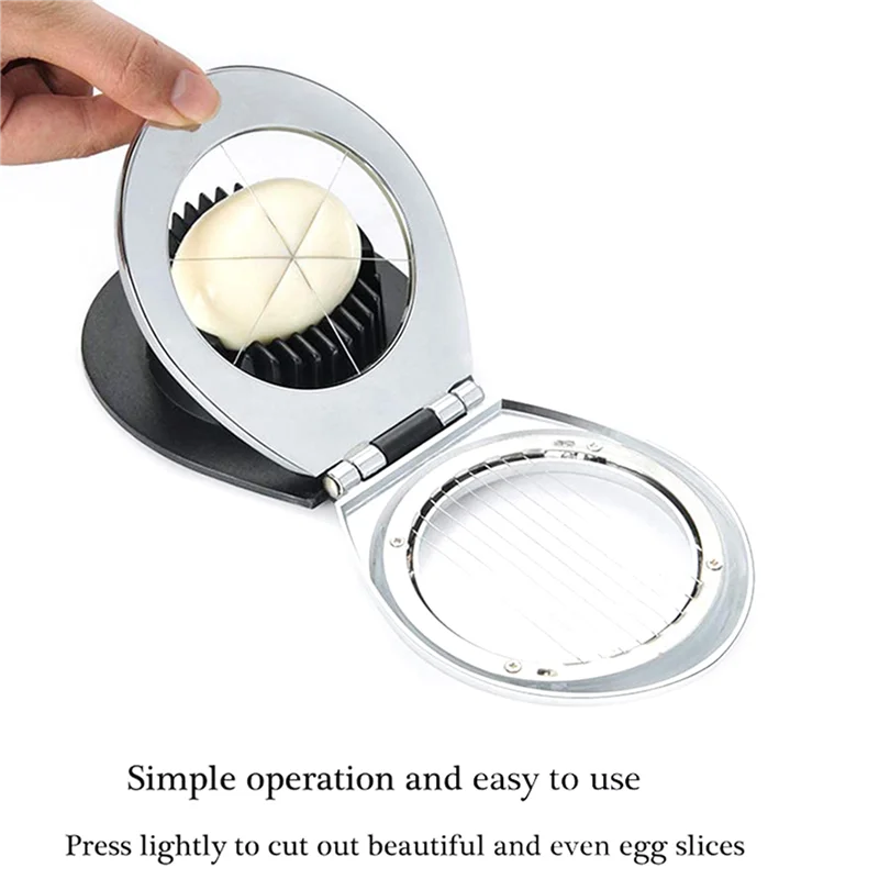 2X Egg Slicer, Egg Cutter Heavy Duty Slicer For Strawberry Fruit Garnish Slicer, Wire With 2 Slicing Styles-AT30
2X Egg Slicer, Egg Cutter Heavy Duty Slicer For Strawberry Fruit Garnish Slicer, Wire With 2 Slicing Styles-AT30
