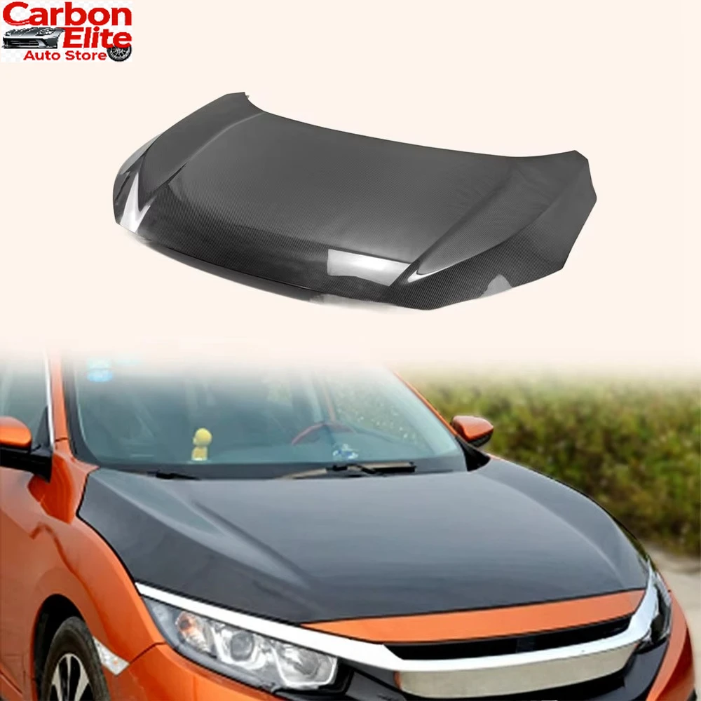 Прочный карбоновый капот для Honda Civic 10-го поколения FC 2016-2018
Прочный карбоновый капот для Honda Civic 10-го поколения FC 2016-2018