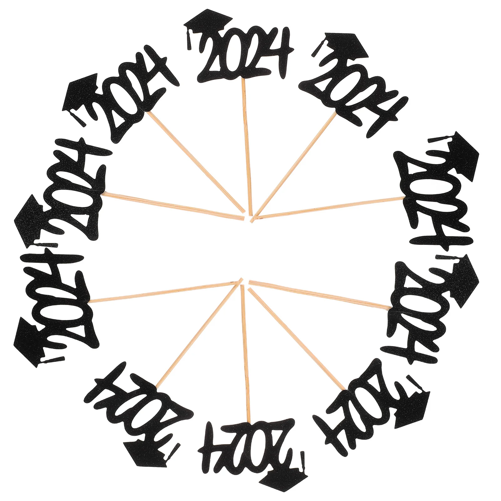 10Pcs Graduation Cupcake Toppers 2024 Cake Decoration Picks Safe Practical Chic Design for Parties Graduation Cupcake Toppers
10Pcs Graduation Cupcake Toppers 2024 Cake Decoration Picks Safe Practical Chic Design for Parties Graduation Cupcake Toppers