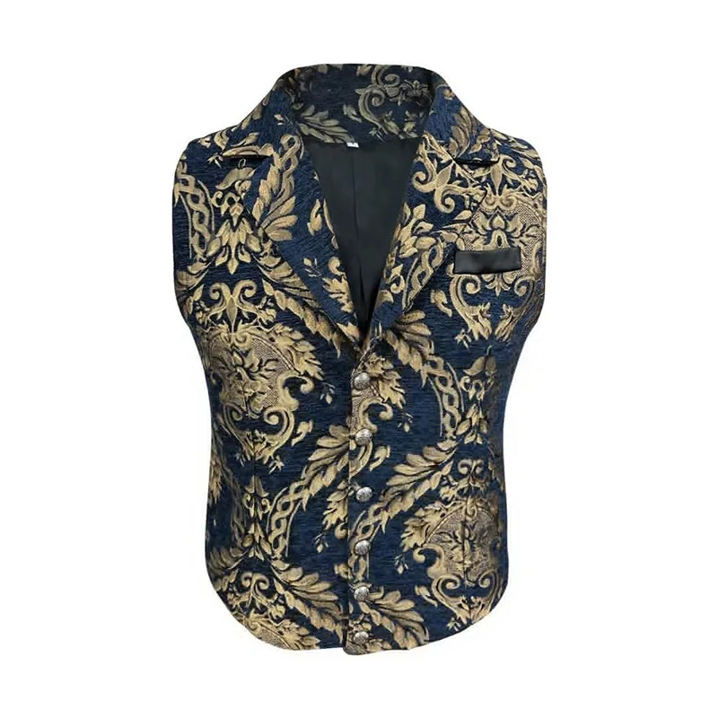 KIDWHXR Four Seasons Men Suit Vest Contrast Color Printed Male Vest Slim Single-breasted Sleeveless Versatile Man Waistcoat
KIDWHXR Four Seasons Men Suit Vest Contrast Color Printed Male Vest Slim Single-breasted Sleeveless Versatile Man Waistcoat