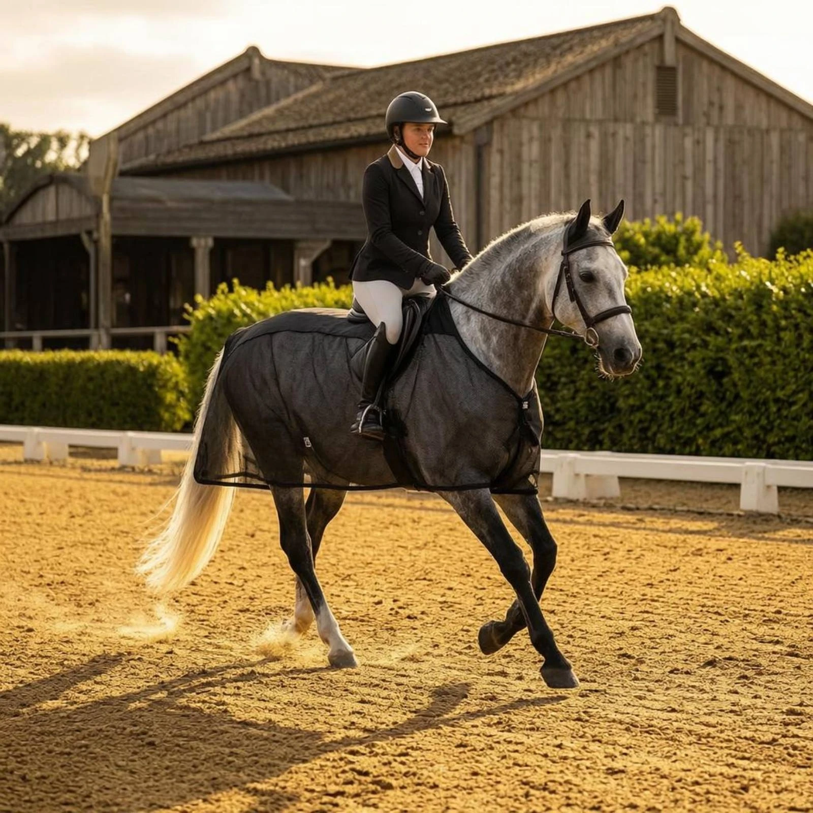 Mesh Fly Sheet Nylon Horse Fly Sheet Breathable Horse Cover Adjustable Straps Equine Gear Bug Protection
Mesh Fly Sheet Nylon Horse Fly Sheet Breathable Horse Cover Adjustable Straps Equine Gear Bug Protection