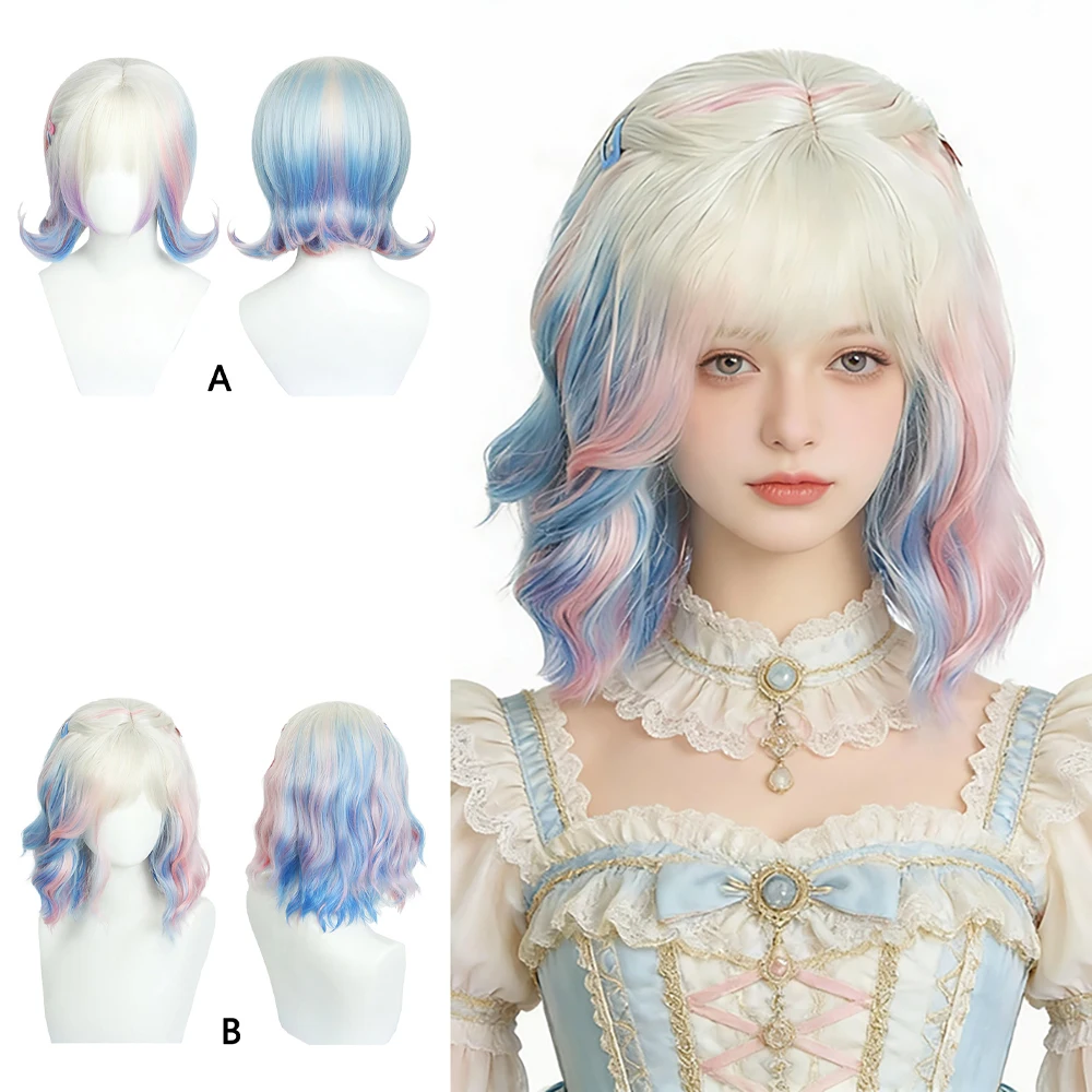 Enid Sinclair Cosplay Synthetic Wavy Short Curly Hair Colorful Suitable for Women's Daily Party Role-Playing Heat-Resistant Wig
Enid Sinclair Cosplay Synthetic Wavy Short Curly Hair Colorful Suitable for Women's Daily Party Role-Playing Heat-Resistant Wig