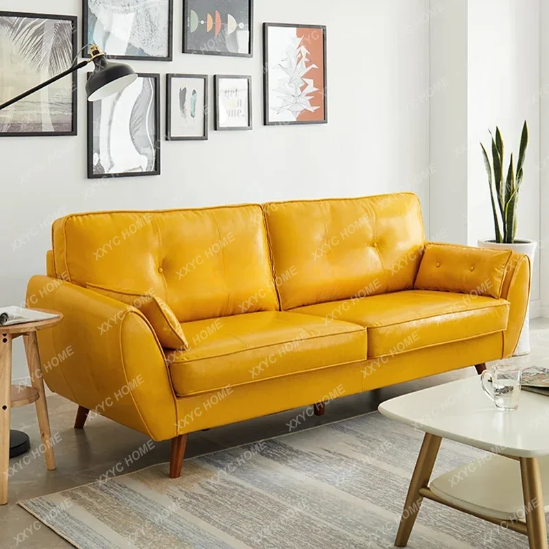 Y Double seat leather sofa combination living room three people fully equipped modern simple
Y Double seat leather sofa combination living room three people fully equipped modern simple