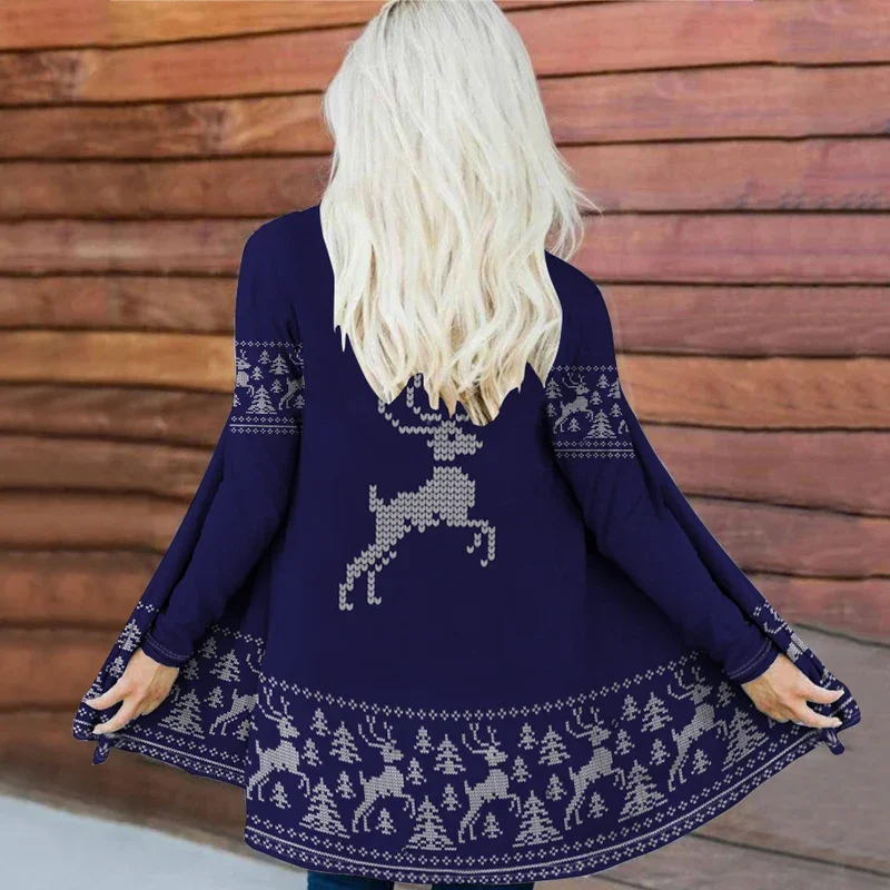 Christmas Element 3D Print Cardigan Coat Female Casual Loose None Collar Open Stitch Outerwear Women Vintage Long Sleeve Jackets
Christmas Element 3D Print Cardigan Coat Female Casual Loose None Collar Open Stitch Outerwear Women Vintage Long Sleeve Jackets