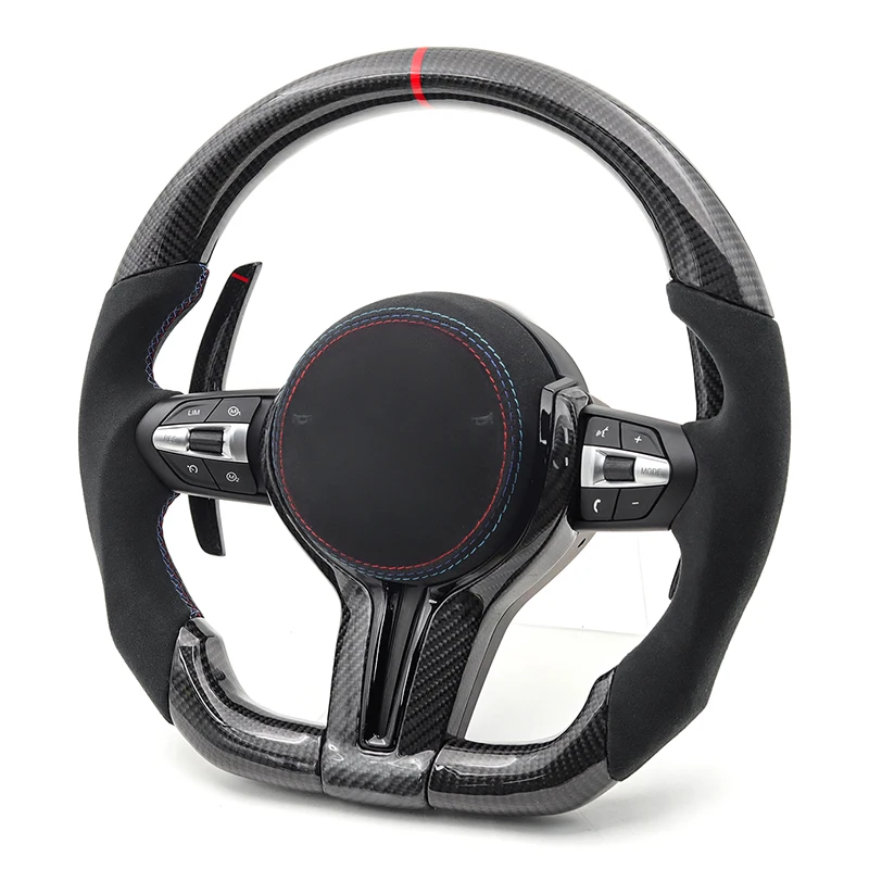 Carbon Fiber M Sport Steering Wheel for BMW F10 F20 F22 F30 F32 F36 F80 F82 F90 E70 E82 E89 E90 E60 M2 M3 M4 M5 Car Accessories
Carbon Fiber M Sport Steering Wheel for BMW F10 F20 F22 F30 F32 F36 F80 F82 F90 E70 E82 E89 E90 E60 M2 M3 M4 M5 Car Accessories