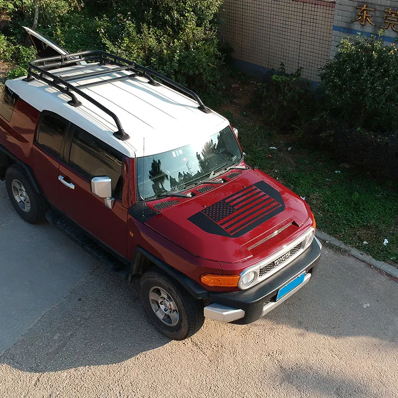 Для Toyota FJ Cruiser 2007-2021, ПВХ блэкаут, флаг США, стильные автомобильные Передние наклейки на капот двигателя, Аксессуары для автомобилей
Для Toyota FJ Cruiser 2007-2021, ПВХ блэкаут, флаг США, стильные автомобильные Передние наклейки на капот двигателя, Аксессуары для автомобилей