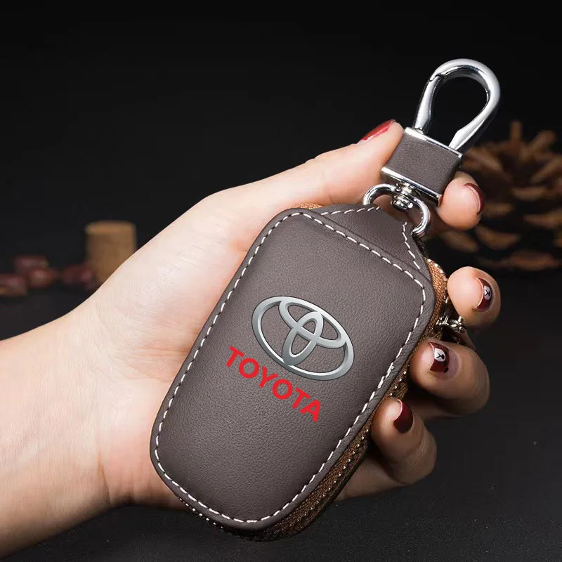 Unisex Leather Pouch Zipper Car Key Case Accessories Key Bag for Toyota Rav4 CHR Yaris Prius Avensis Corolla Camry Highlander
Unisex Leather Pouch Zipper Car Key Case Accessories Key Bag for Toyota Rav4 CHR Yaris Prius Avensis Corolla Camry Highlander