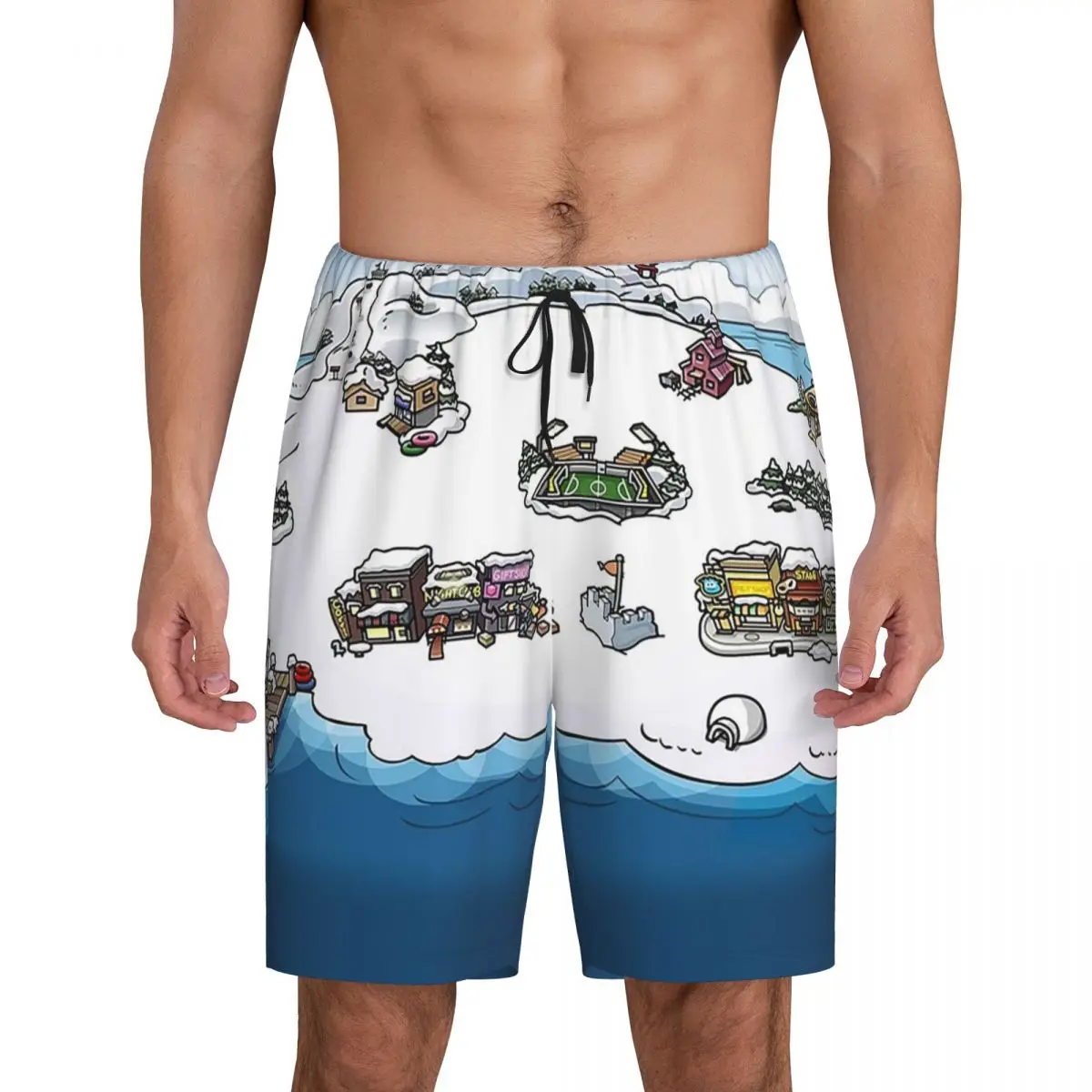 Мужские короткие пижамные штаны Custom Club Penguin M, шорты для сна и отдыха, нижняя часть пижамы, штаны для сна
Мужские короткие пижамные штаны Custom Club Penguin M, шорты для сна и отдыха, нижняя часть пижамы, штаны для сна