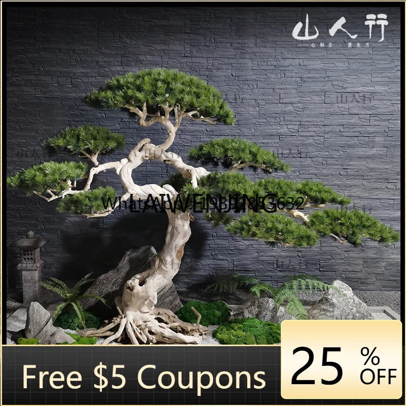 BJ2 large artificial pine welcome pine decorative landscape tree green plant landscaping indoor bonsai ornament
BJ2 large artificial pine welcome pine decorative landscape tree green plant landscaping indoor bonsai ornament