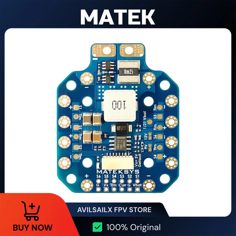 MATEK Mateksys PDB-HEX 12S 6~60V 2~12S LiPo Current Senor 264A 3.3V ADC for RC Drone FPV
MATEK Mateksys PDB-HEX 12S 6~60V 2~12S LiPo Current Senor 264A 3.3V ADC for RC Drone FPV