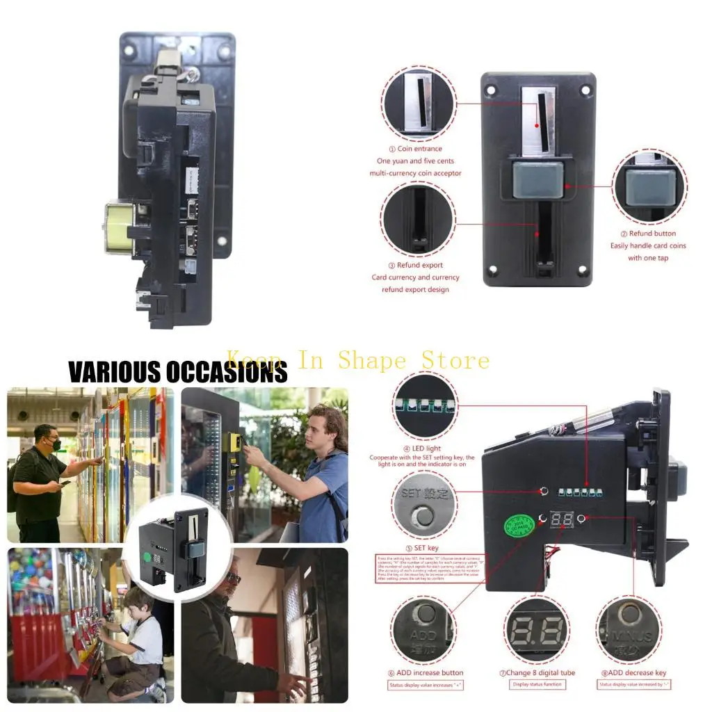 Приемник оплаты У1ДЖК Универсалс для игровых автоматов, торговых киосков и прачечной
Приемник оплаты У1ДЖК Универсалс для игровых автоматов, торговых киосков и прачечной