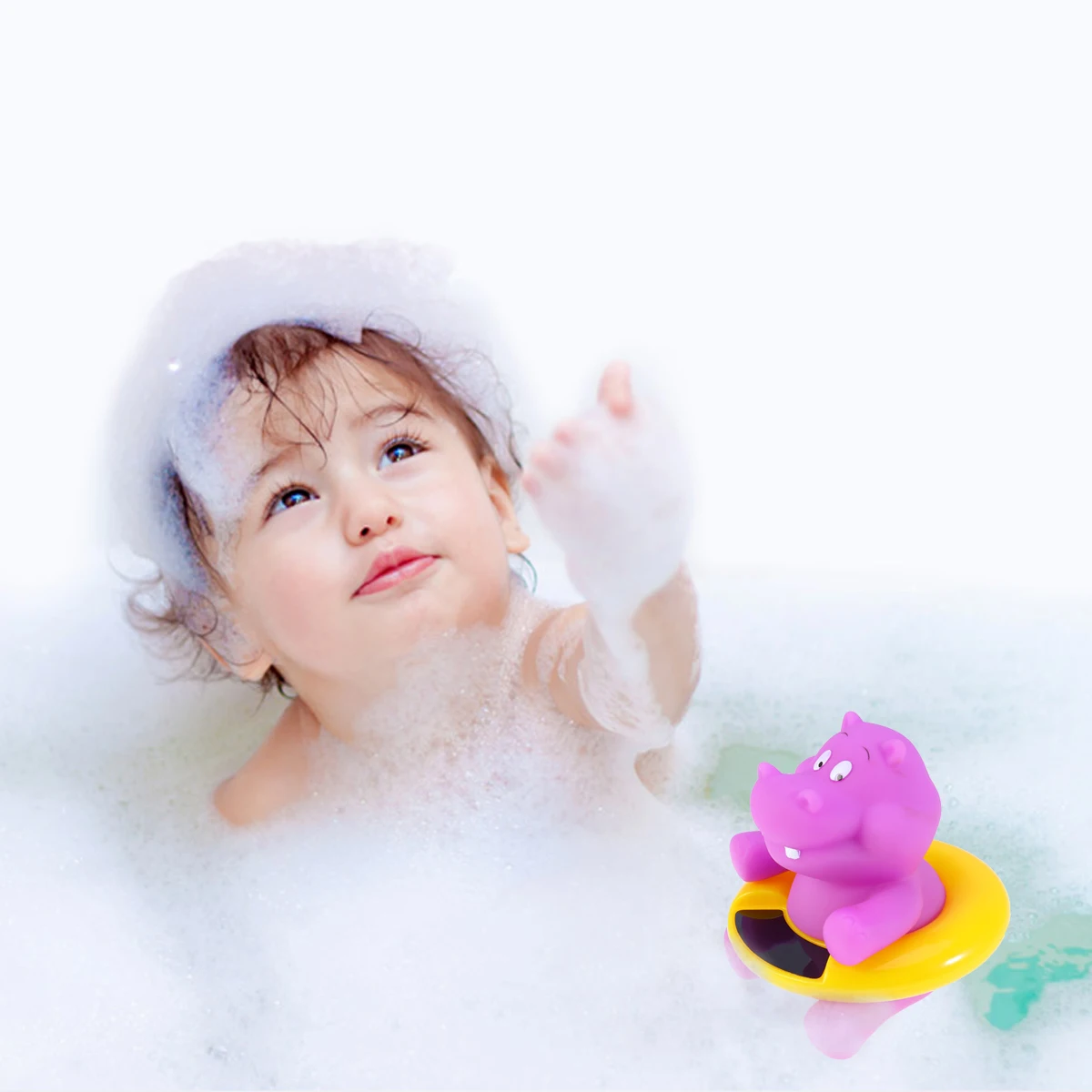 Floating Bath Thermometer Cartoon Animal Shape Tub Thermometer for Baby Toy Bathtub Swimming Pool (Hippo)
Floating Bath Thermometer Cartoon Animal Shape Tub Thermometer for Baby Toy Bathtub Swimming Pool (Hippo)