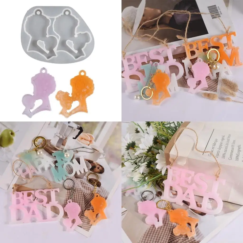 D46E Silicone Resin Mold MoM Shaped Epoxy Casting Mold Jewelry Earring Necklace
D46E Silicone Resin Mold MoM Shaped Epoxy Casting Mold Jewelry Earring Necklace