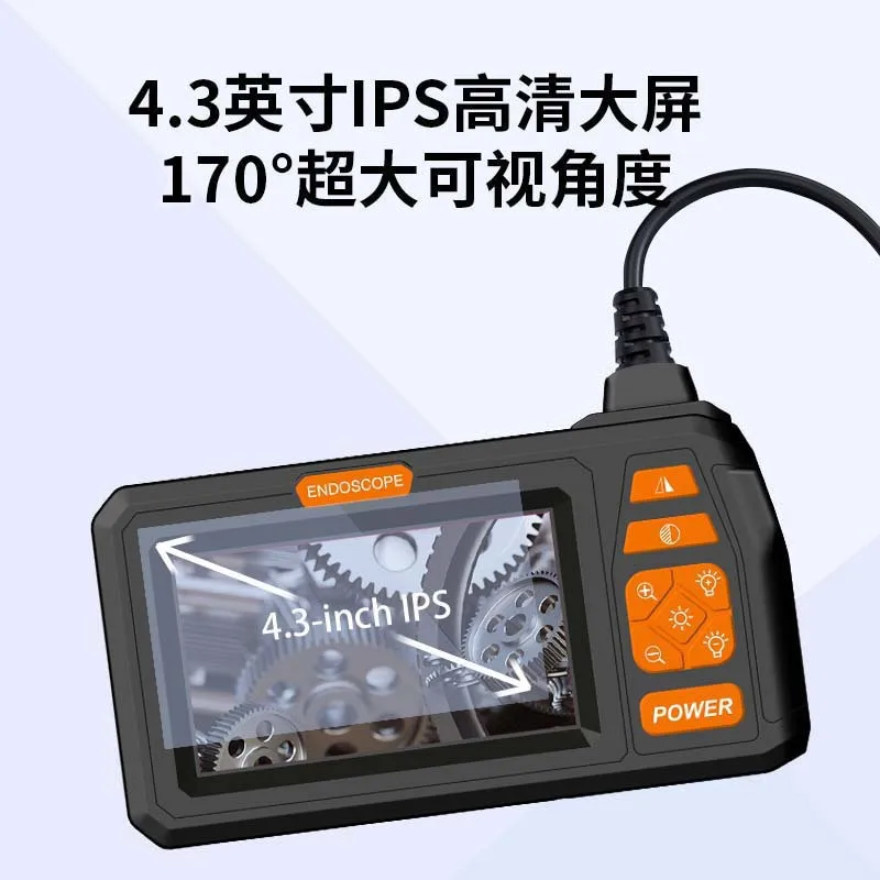 4.3 inch high definition handheld portable car detector pipe endoscope industrial endoscope 8mm
4.3 inch high definition handheld portable car detector pipe endoscope industrial endoscope 8mm