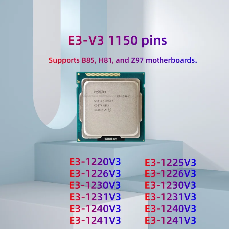 1pcs E3 1220V3 1230V3 1240 1231 1225 1226 1245 1246 1275 1268LV3
1pcs E3 1220V3 1230V3 1240 1231 1225 1226 1245 1246 1275 1268LV3