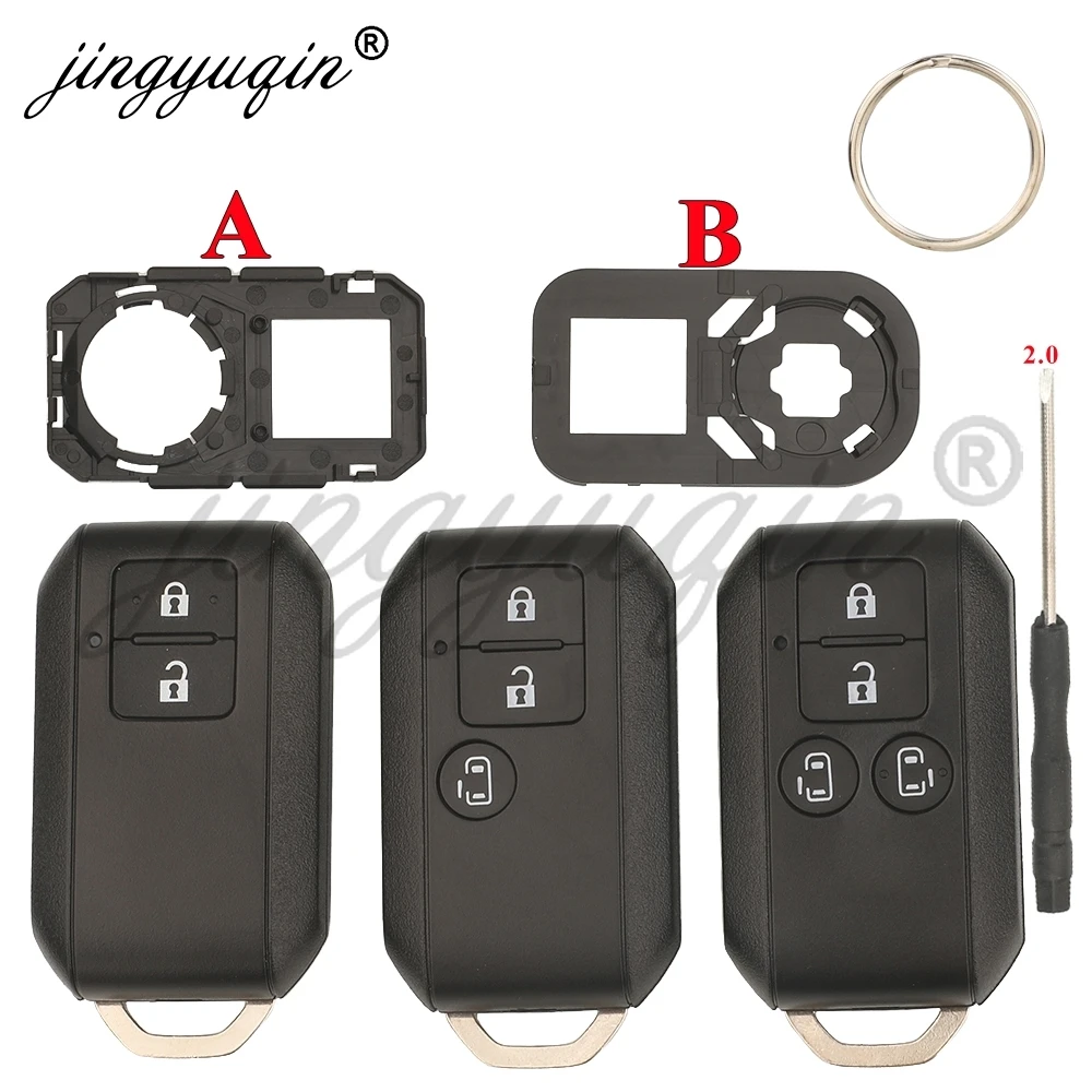 jingyuqin Car Remote Key Shell Fob For Suzuki Baleno Swift Ignis Ertiga Wagon R 2017-2025 2/3/4 Buttons Replacement Keyless Case
jingyuqin Car Remote Key Shell Fob For Suzuki Baleno Swift Ignis Ertiga Wagon R 2017-2025 2/3/4 Buttons Replacement Keyless Case