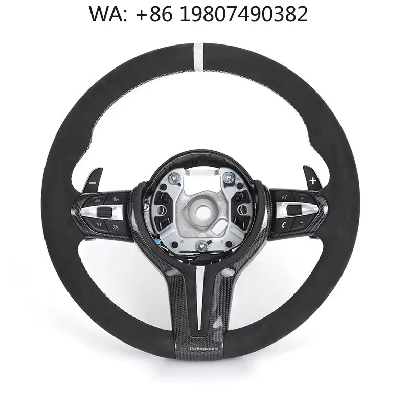 Full Alcantara Custom Sport Steering Wheel With White Decor Strip, Car Mod Upgrade Parts Fits F31 M3 M4 M5 M6 F10 F15 F20 F30 F3
Full Alcantara Custom Sport Steering Wheel With White Decor Strip, Car Mod Upgrade Parts Fits F31 M3 M4 M5 M6 F10 F15 F20 F30 F3