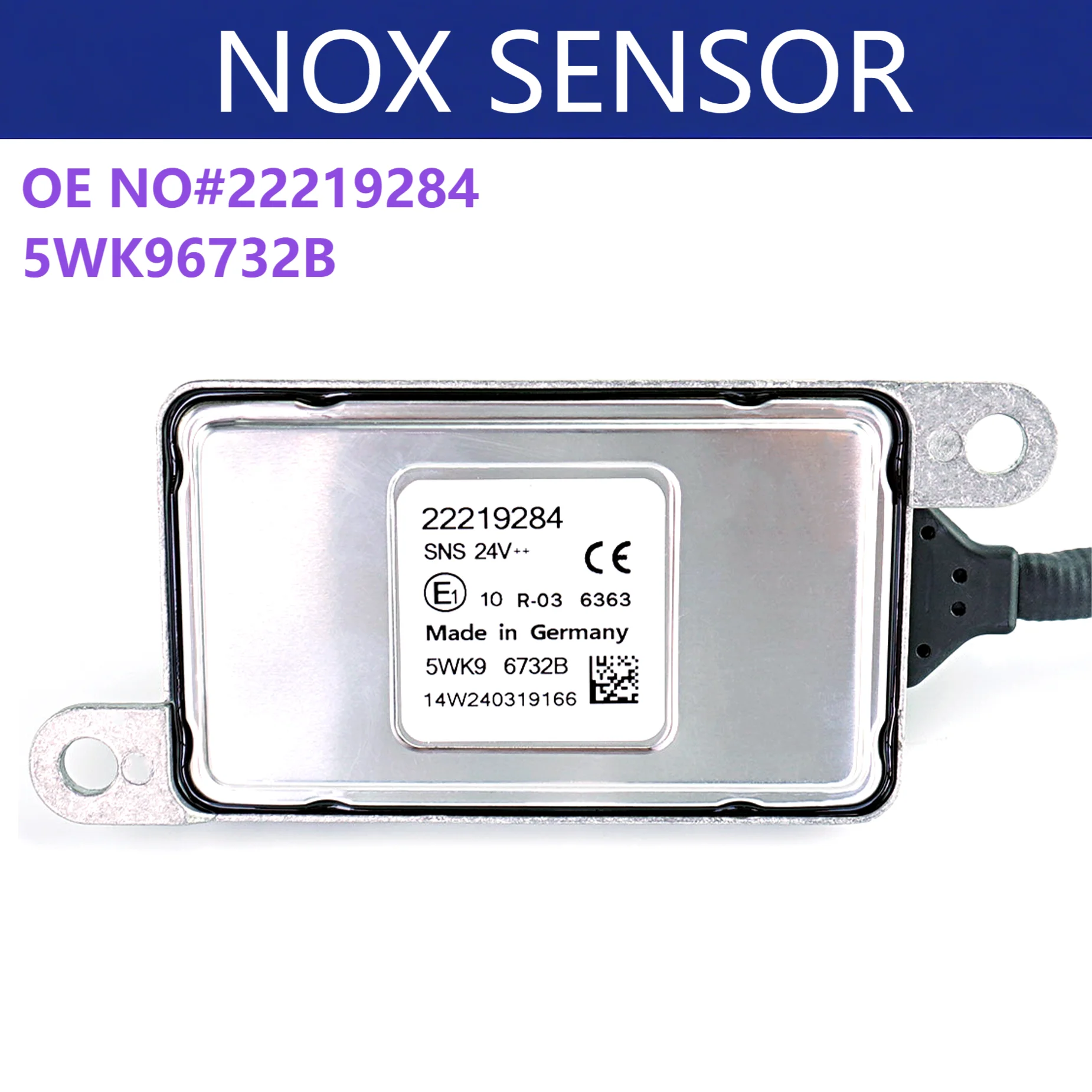 High quality New 24V 5WK96732B 22219284 5WK9 6732B NOx Nitrogen Oxide Sensor Fits for Volvo Renault
High quality New 24V 5WK96732B 22219284 5WK9 6732B NOx Nitrogen Oxide Sensor Fits for Volvo Renault
