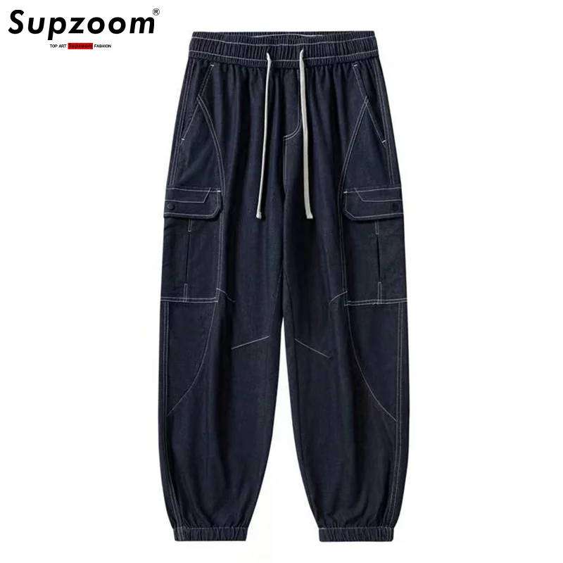 Supzoom New Arrival Hot Sale Top Fashion Autumn Zipper Fly Stonewashed Casual Patchwork Cargo Denim Pockets Cotton Jeans Men
Supzoom New Arrival Hot Sale Top Fashion Autumn Zipper Fly Stonewashed Casual Patchwork Cargo Denim Pockets Cotton Jeans Men