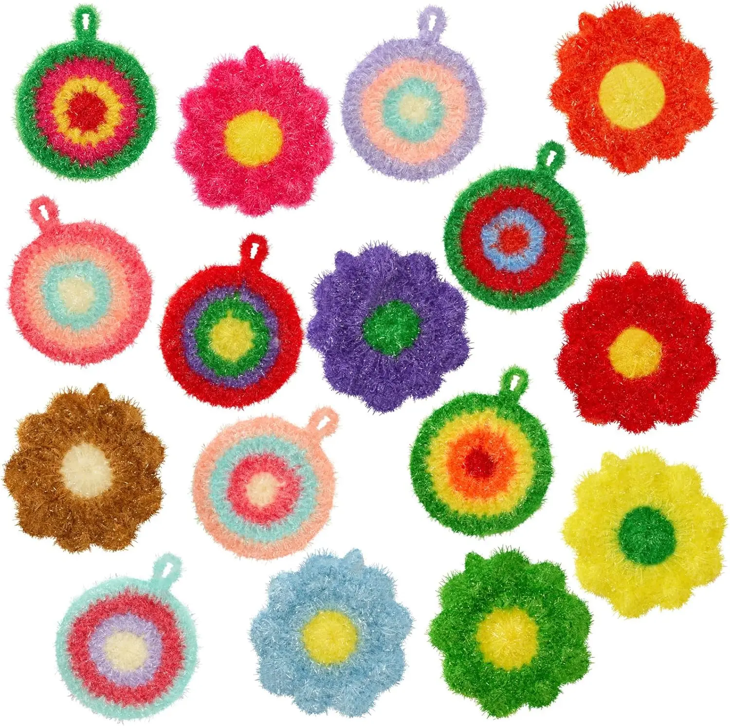 16 Pcs Dish Scrubber Non Scratch Reusable Kitchen Cleaning Tools for Dishwashing Pots Pans Sinks with Fruit Shapes
16 Pcs Dish Scrubber Non Scratch Reusable Kitchen Cleaning Tools for Dishwashing Pots Pans Sinks with Fruit Shapes