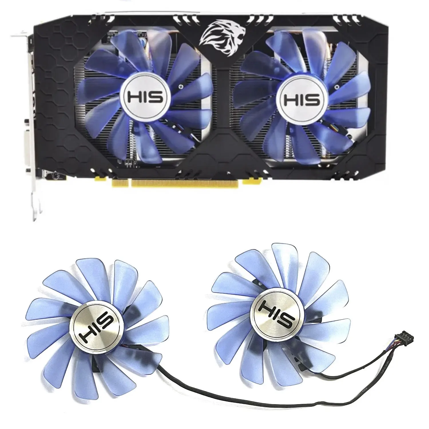 New RX 570 580 GPU Fan 85MM 4PIN FDC10H12S9-C for his RX470 RX474 RX570 RX574 RX580 RX588 Graphics Card Cooling Fan
New RX 570 580 GPU Fan 85MM 4PIN FDC10H12S9-C for his RX470 RX474 RX570 RX574 RX580 RX588 Graphics Card Cooling Fan