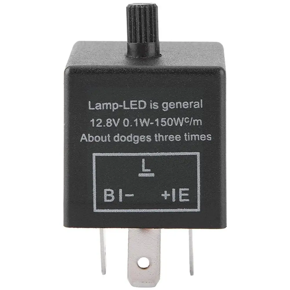 LED Flasher 12V Adjustable Frequency LED CF14 3 Pin Light Relay Turn Signal Car Indicator LED 12V Flasher Blinker Adjust K6V7
LED Flasher 12V Adjustable Frequency LED CF14 3 Pin Light Relay Turn Signal Car Indicator LED 12V Flasher Blinker Adjust K6V7