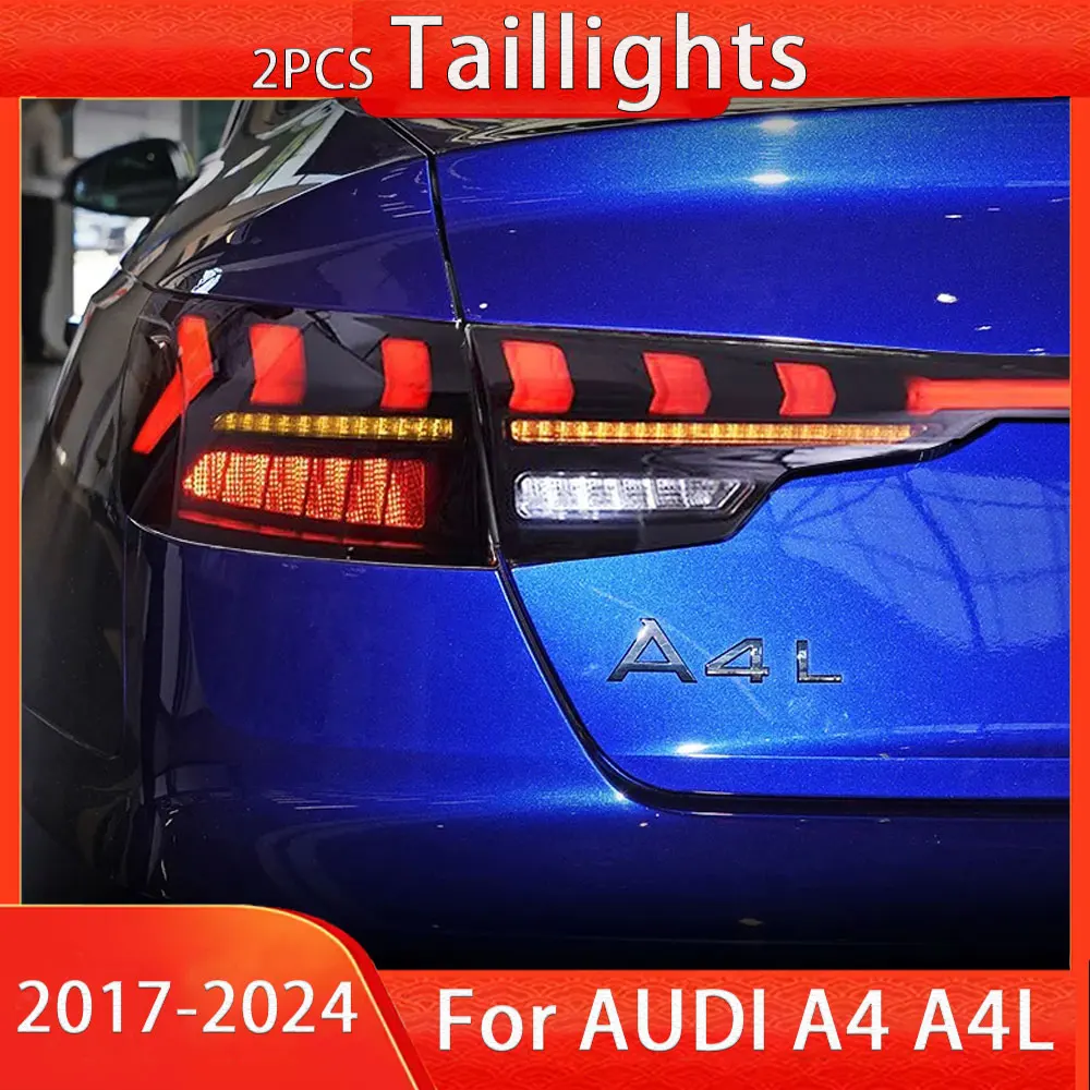 Автомобильные задние фонари для Audi A4L A4 B9 2017-2023 Светодиодные задние фонари Светодиодные динамические указатели поворота Наскросные задние фонари багажника Фонари заднего бампера
Автомобильные задние фонари для Audi A4L A4 B9 2017-2023 Светодиодные задние фонари Светодиодные динамические указатели поворота Наскросные задние фонари багажника Фонари заднего бампера