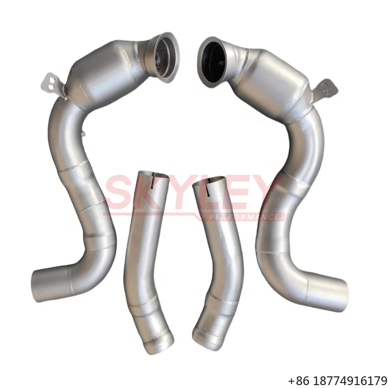 Exhaust Down Pipes for -C63/c63s W205 M177 4.0tt 2015- High Flow Sport Cat Downpipe
Exhaust Down Pipes for -C63/c63s W205 M177 4.0tt 2015- High Flow Sport Cat Downpipe