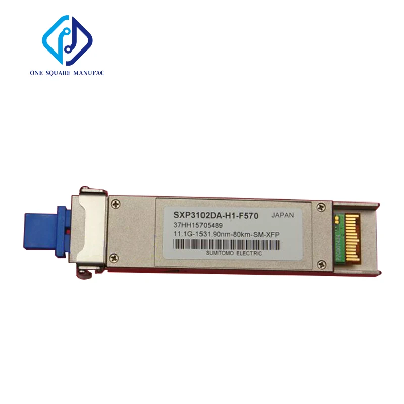 Sumitomo SXP3102DA-H1-F570 10G-195.7THZ-80KM-XFP-1531.90NM-DWDM Optical Fiber Transceiver
Sumitomo SXP3102DA-H1-F570 10G-195.7THZ-80KM-XFP-1531.90NM-DWDM Optical Fiber Transceiver
