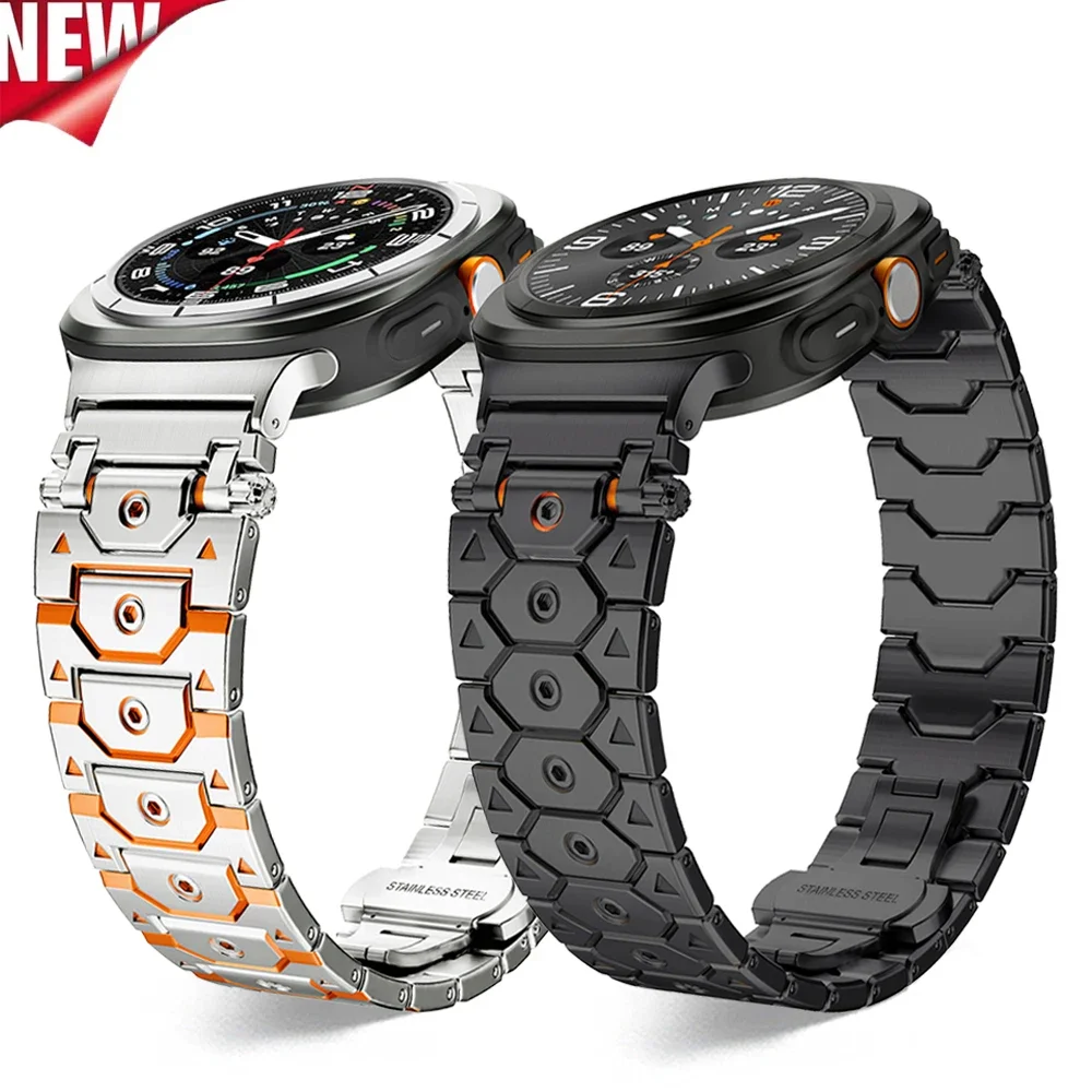 No Gaps Stainless Steel Band For Samsung Galaxy Watch Ultra 7 47mm Luxury Men Strap for GALAXY WATCH 47MM ultra 7 Metal Bracelet
No Gaps Stainless Steel Band For Samsung Galaxy Watch Ultra 7 47mm Luxury Men Strap for GALAXY WATCH 47MM ultra 7 Metal Bracelet
