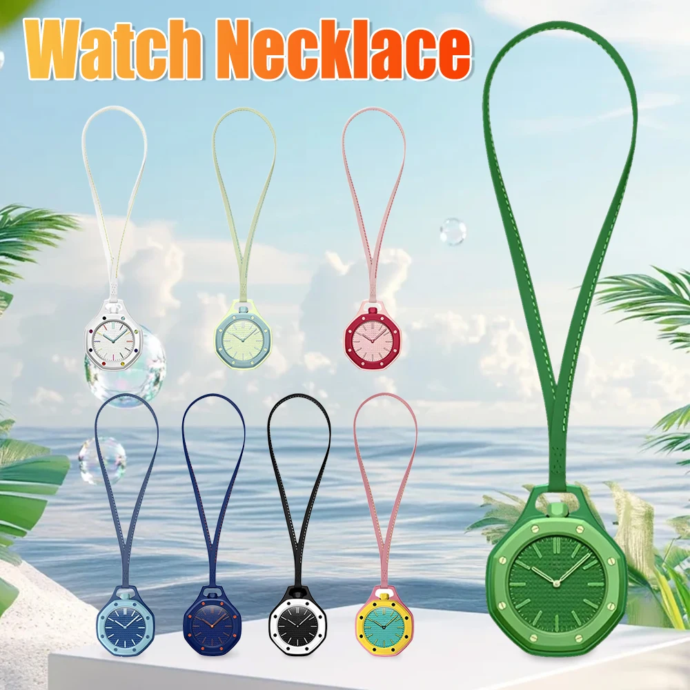 Octagonal Pocket Watch Necklace with PU Leather Lanyard Candy Color Quartz Watch Quartz Movement Pendant Necklace Watches
Octagonal Pocket Watch Necklace with PU Leather Lanyard Candy Color Quartz Watch Quartz Movement Pendant Necklace Watches