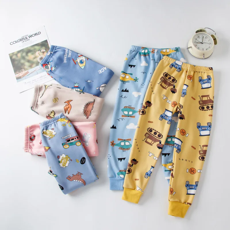 Children Cotton Pajamas Pants Autumn Winter Boys and Girls Cartoon Print Casual Elastic Waist Trousers Pajama Bottom Warm Soft
Children Cotton Pajamas Pants Autumn Winter Boys and Girls Cartoon Print Casual Elastic Waist Trousers Pajama Bottom Warm Soft