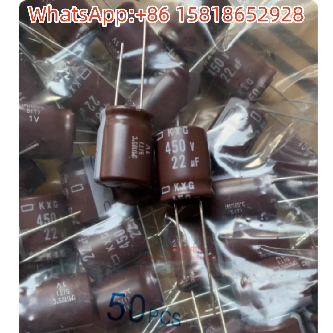 10pcs 450V 22UF 16X20 Black Diamond KXG Series High-Frequency Long-Life 22UF 450V Electrolytic Capacitors
10pcs 450V 22UF 16X20 Black Diamond KXG Series High-Frequency Long-Life 22UF 450V Electrolytic Capacitors