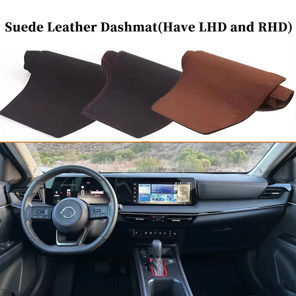 Accessories Car-styling Suede Leather Dashmat Dashboard Cover Dash Mat For Nissan Kicks P16 2025 2026 2027
Accessories Car-styling Suede Leather Dashmat Dashboard Cover Dash Mat For Nissan Kicks P16 2025 2026 2027