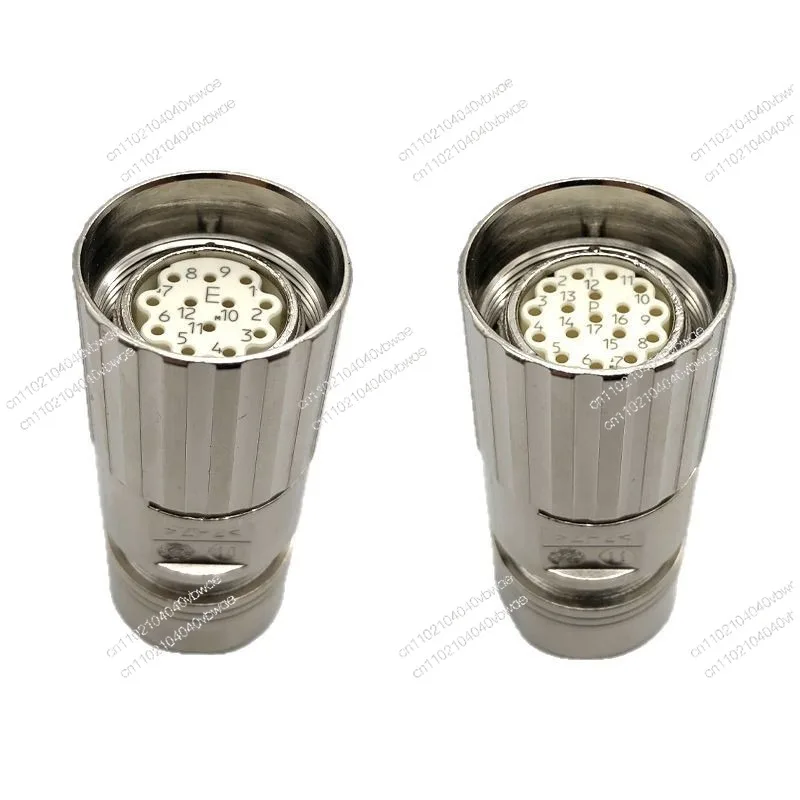 M23 encoder 1217 pin female aviation plug servo motor connector S120 connector
M23 encoder 1217 pin female aviation plug servo motor connector S120 connector