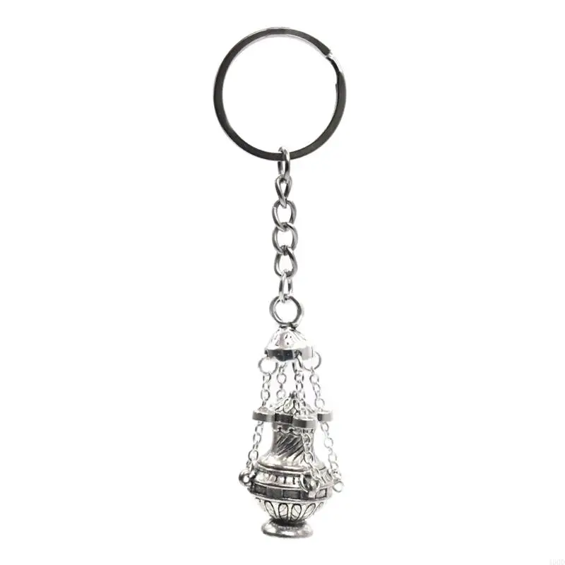 400D Christian Incense for Burner Keychain Metal Censer Religious for Key Ring Jewelr
400D Christian Incense for Burner Keychain Metal Censer Religious for Key Ring Jewelr