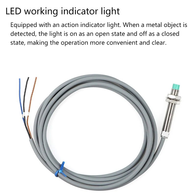 PARMA sensor M8 inductive proximity switch proximity sensor, DC three-wire, AC two-wire, normally open, normally closed, NPN/PNP
PARMA sensor M8 inductive proximity switch proximity sensor, DC three-wire, AC two-wire, normally open, normally closed, NPN/PNP