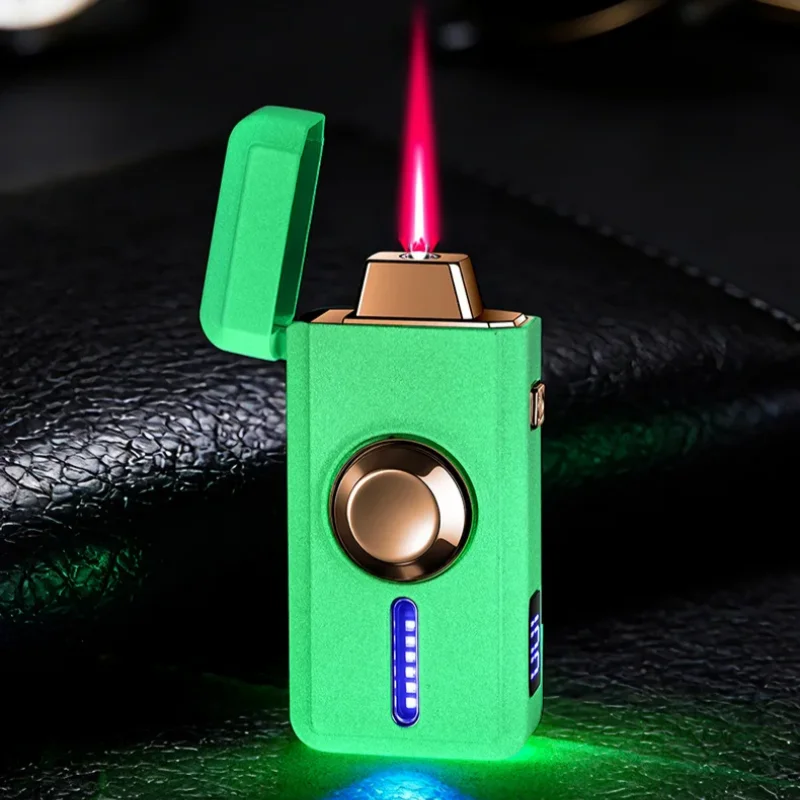 2026 Voice Controlled Ignition Red Flame Gas Lighter Gyro Color Light Digital Battery Display Windproof USB Electric Lighters
2026 Voice Controlled Ignition Red Flame Gas Lighter Gyro Color Light Digital Battery Display Windproof USB Electric Lighters
