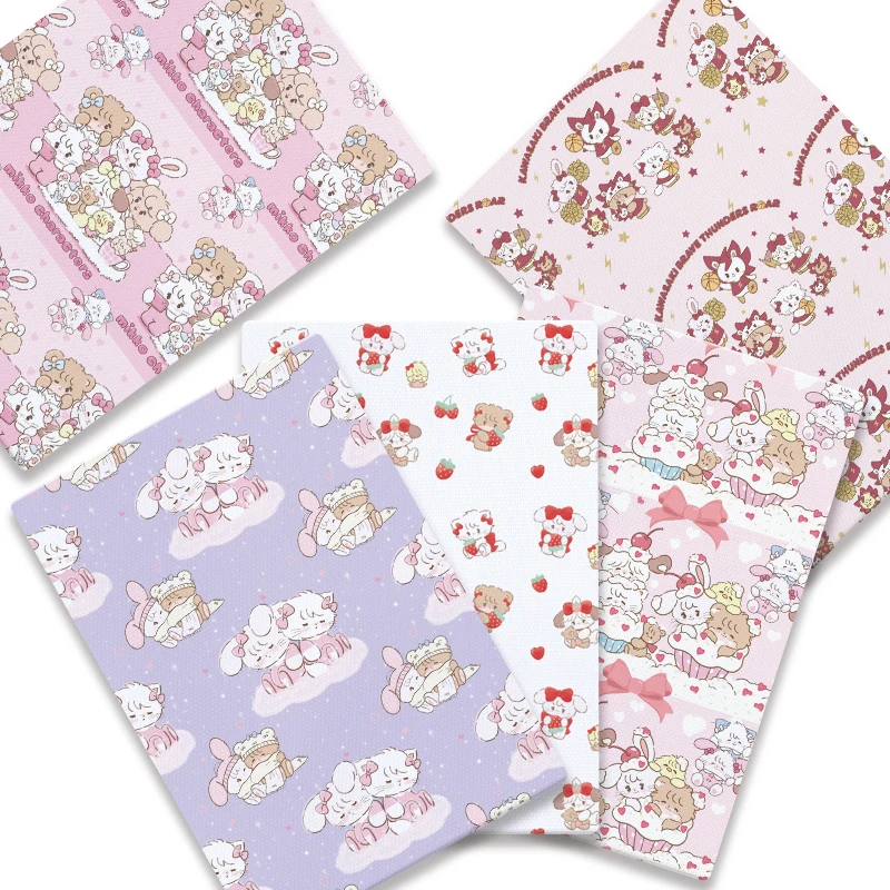 Classic cartoon DIY cotton fabric polyester cotton hand sewn and patchwork quilted baby dress curtain dresshome printing popular
Classic cartoon DIY cotton fabric polyester cotton hand sewn and patchwork quilted baby dress curtain dresshome printing popular