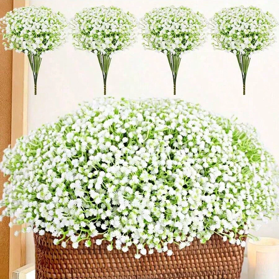 5/12PCS Artificial Plastic babysbreath Flowers Fake Plants Wedding Room Home Party Gifts Handheld Arrangement Valentine's Day
5/12PCS Artificial Plastic babysbreath Flowers Fake Plants Wedding Room Home Party Gifts Handheld Arrangement Valentine's Day