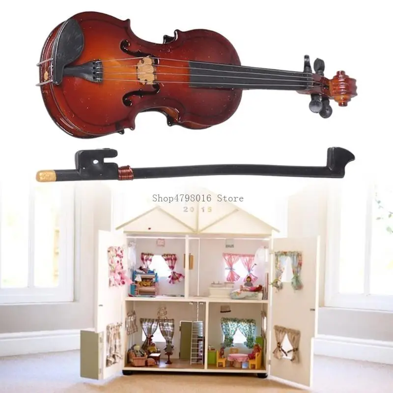 Realistic Violin Stand Vintage Violin Play Dollhouses Room Decoration
Realistic Violin Stand Vintage Violin Play Dollhouses Room Decoration