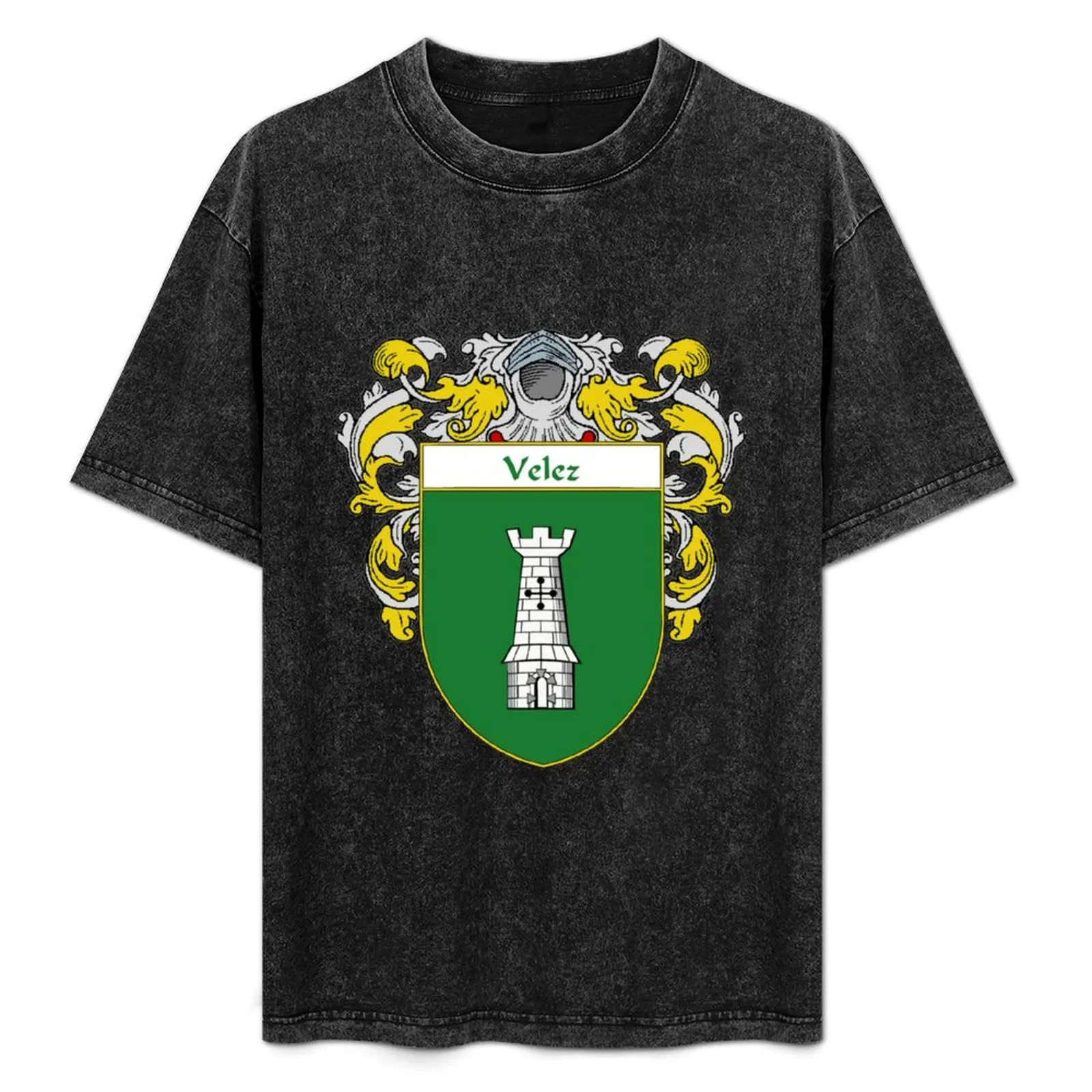 Velez Coat of Arms/Family Crest T-Shirt Large Size Casual Short Sleeve Top
Velez Coat of Arms/Family Crest T-Shirt Large Size Casual Short Sleeve Top