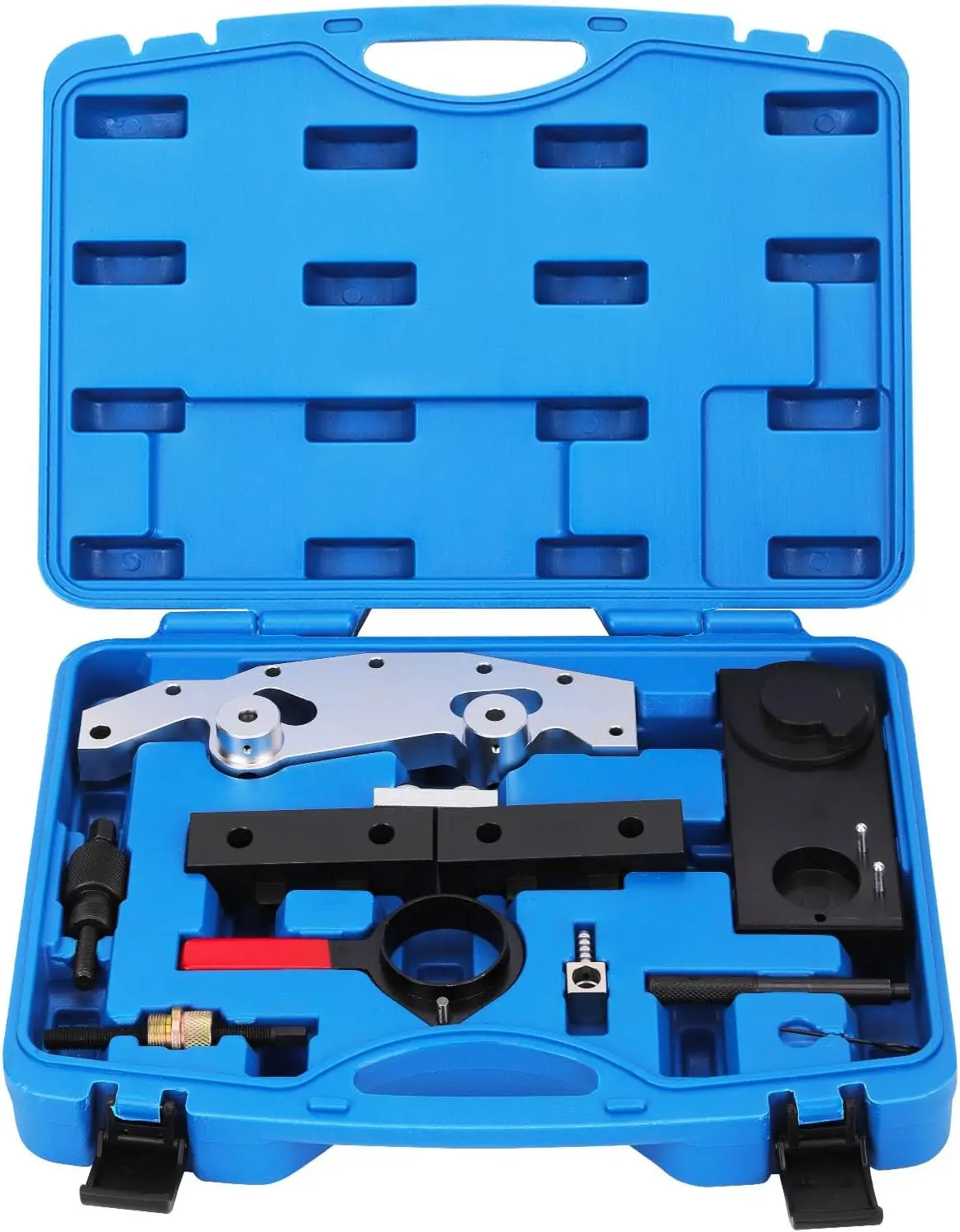 Timing Tool Kit for BMW M52 M52TU M54 M56 6 Cylinder Engine Camshaft Alignment Locking Set, 9 Pcs
Timing Tool Kit for BMW M52 M52TU M54 M56 6 Cylinder Engine Camshaft Alignment Locking Set, 9 Pcs