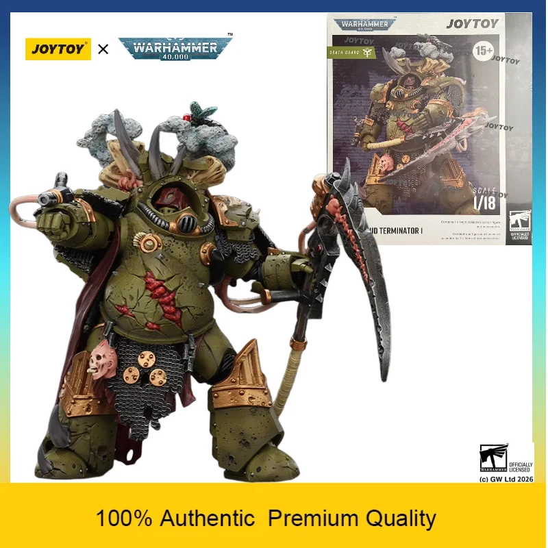 JOYTOY 1/18 Warhammer 40k Death Guard Deathshroud Terminator with Manreaper & Plaguespurter Gauntlet Collectible Action Figure
JOYTOY 1/18 Warhammer 40k Death Guard Deathshroud Terminator with Manreaper & Plaguespurter Gauntlet Collectible Action Figure