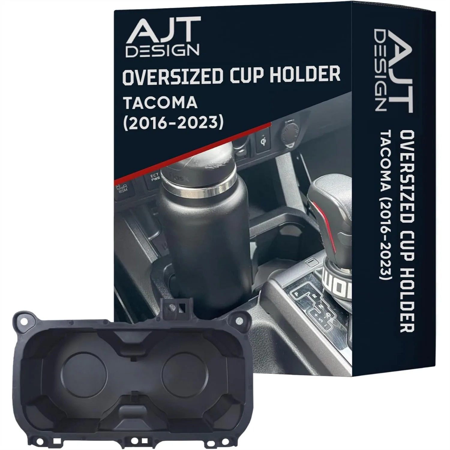 Oversized Cup Holder for Toyota Tacoma 2016-2023, ABS Plastic Replacement, 3.65" Diameter, Easy Install
Oversized Cup Holder for Toyota Tacoma 2016-2023, ABS Plastic Replacement, 3.65" Diameter, Easy Install