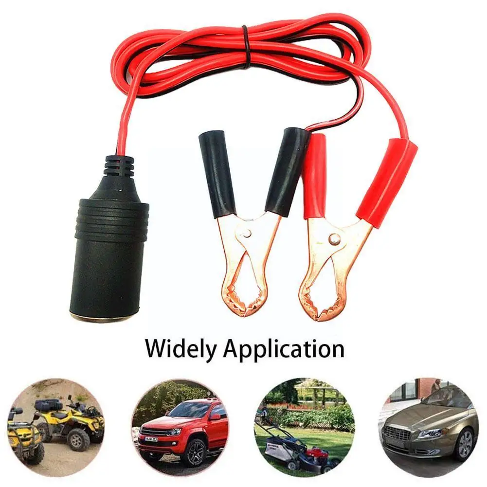 12V Power Car Cigarette Lighter Female To Alligator Clip Extension Battery Auto Clip-on Connector Socket To Adapter Termina E2S4
12V Power Car Cigarette Lighter Female To Alligator Clip Extension Battery Auto Clip-on Connector Socket To Adapter Termina E2S4