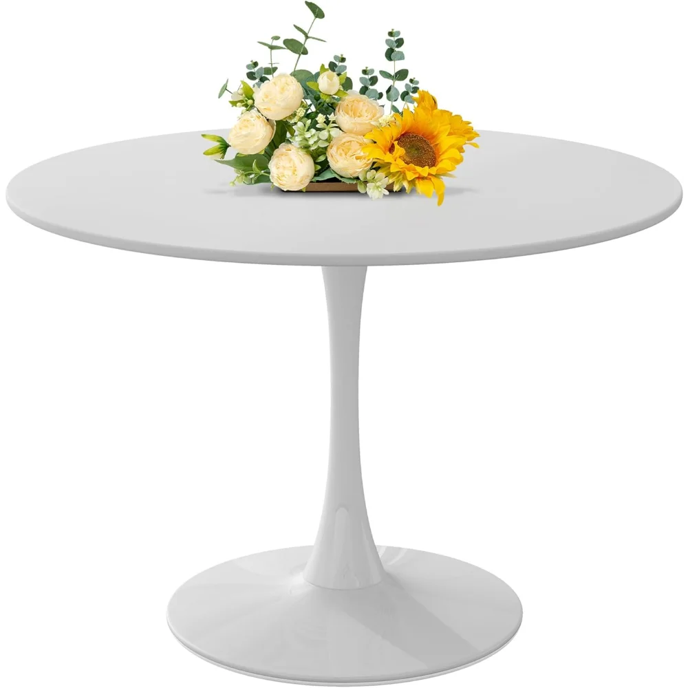42 Inch Round Dining Table,Mid-Century Tulip Table with Metal Pedestal Base,Modern Leisure Table
42 Inch Round Dining Table,Mid-Century Tulip Table with Metal Pedestal Base,Modern Leisure Table