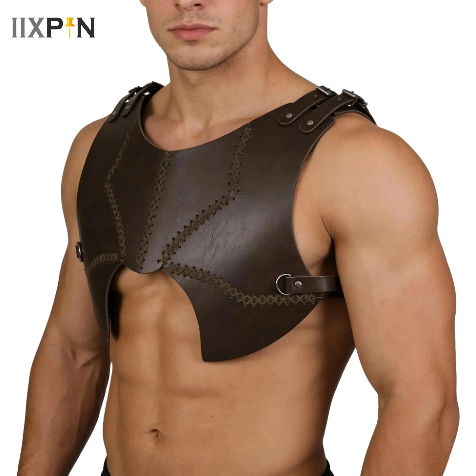 Средневековый стимпанк из искусственной кожи Cuirass Viking Mercenary Knight Gladiator Pirate Косплей Костюм Нагрудный доспех Жилет Нагрудник для мужчин
Средневековый стимпанк из искусственной кожи Cuirass Viking Mercenary Knight Gladiator Pirate Косплей Костюм Нагрудный доспех Жилет Нагрудник для мужчин