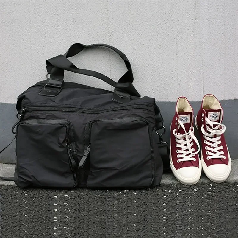 Streetwear Style Zipper Pocket High Quality Type Nylon Men Shoulder Bag Large Capacity Travel Casual Commuter School Men Handbag
Streetwear Style Zipper Pocket High Quality Type Nylon Men Shoulder Bag Large Capacity Travel Casual Commuter School Men Handbag